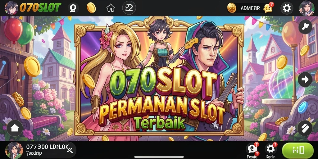 Tampilan gameplay yang menarik dengan karakter anime berwarna cerah.
