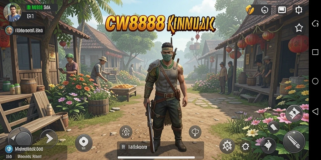 Screenshot utama CW8888 menampilkan antarmuka gameplay yang menarik.