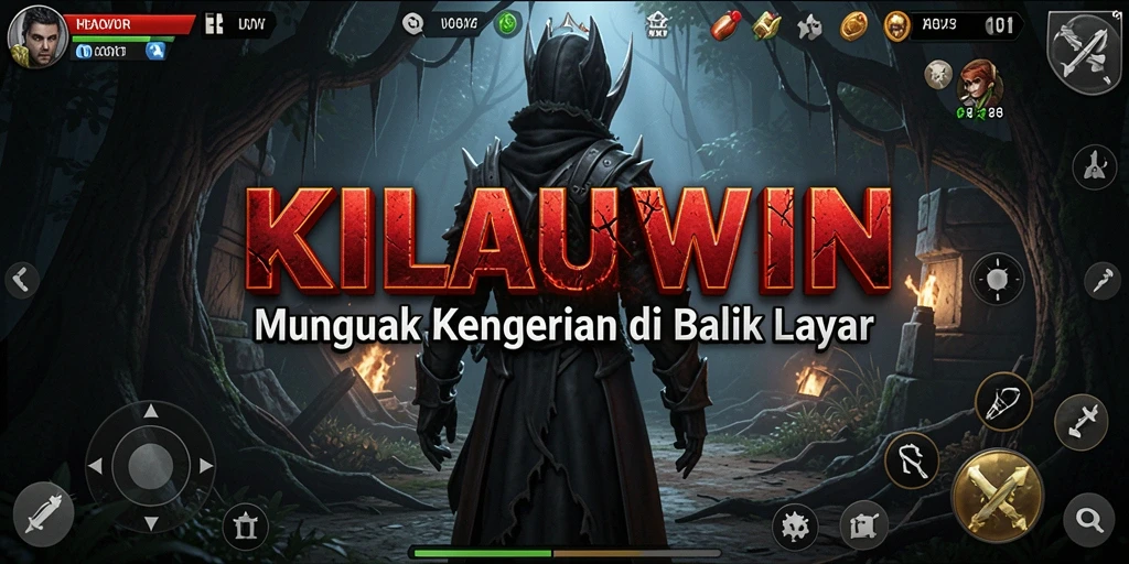 Tampilan gameplay KILAUWIN yang menegangkan dan menakutkan.
