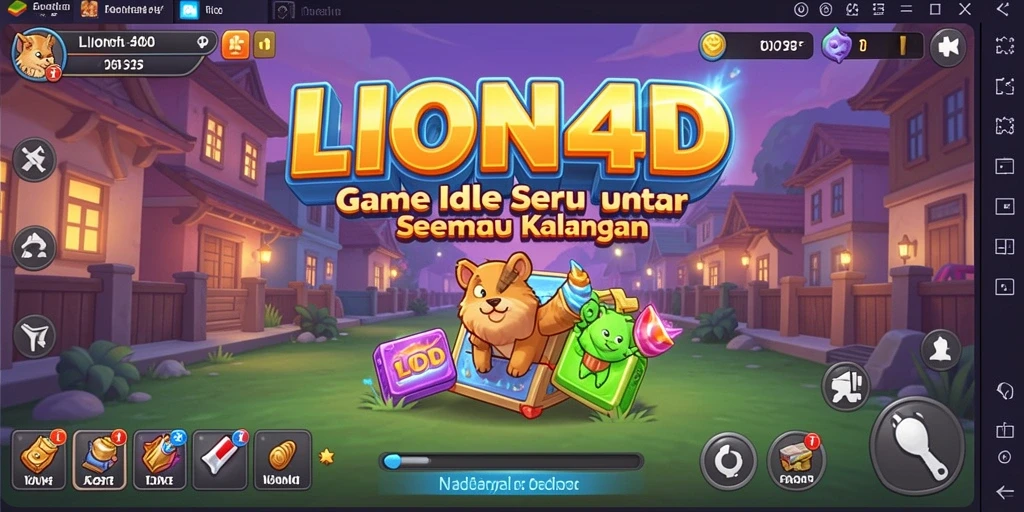 Gameplay LION4D yang menarik dan menenangkan.