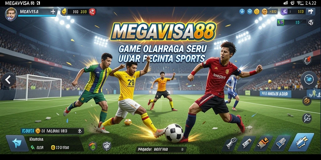 Tangkapan layar gameplay seru dari MEGAVISA88 yang menampilkan aksi olahraga.