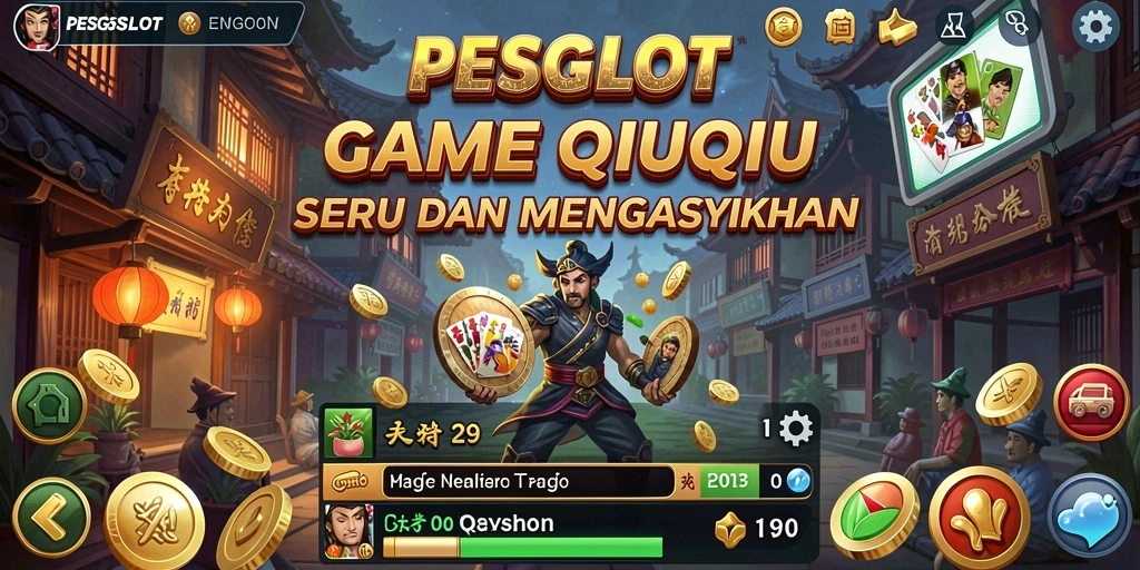 Screenshot utama PESGSLOT yang menunjukkan gameplay QiuQiu yang seru.