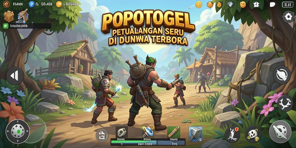 Tampilkan gameplay menarik di dunia terbuka POPOTOGEL.