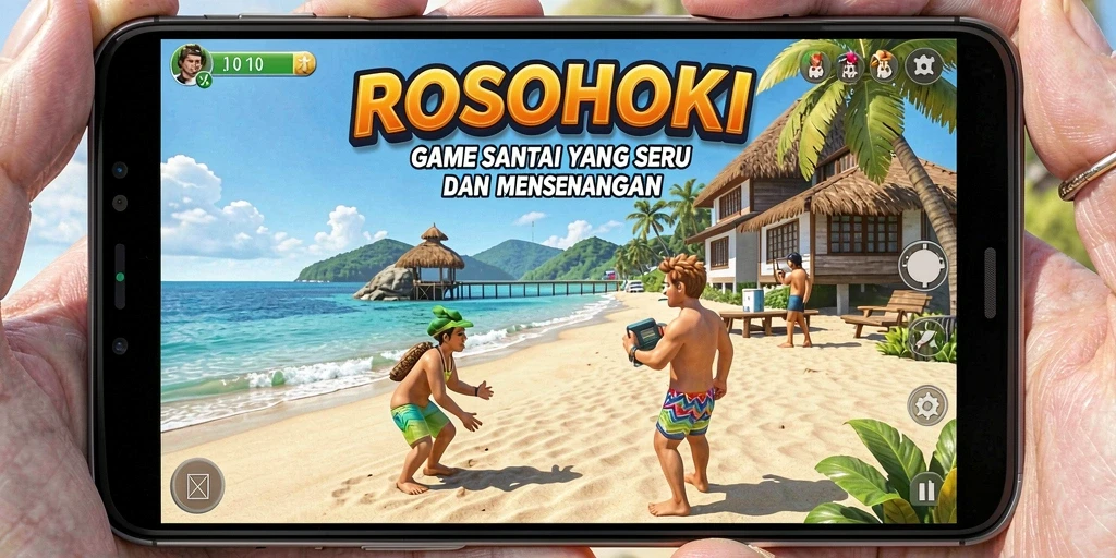Screenshot menampilkan gameplay menyenangkan dari ROSOHOKI, game Casual yang seru.