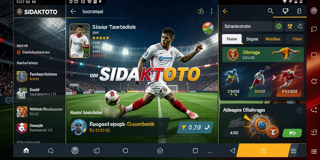 Tampilan menarik aplikasi SIDAKTOTO saat bertaruh.